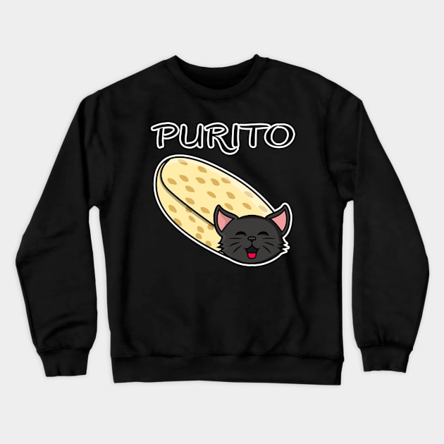 Cats Purito Crewneck Sweatshirt by CrissWild